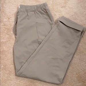 Oak + Fort Taupe Draw String Pants